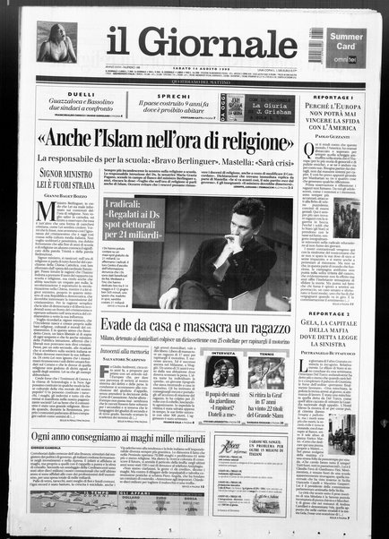 Il giornale : quotidiano del mattino